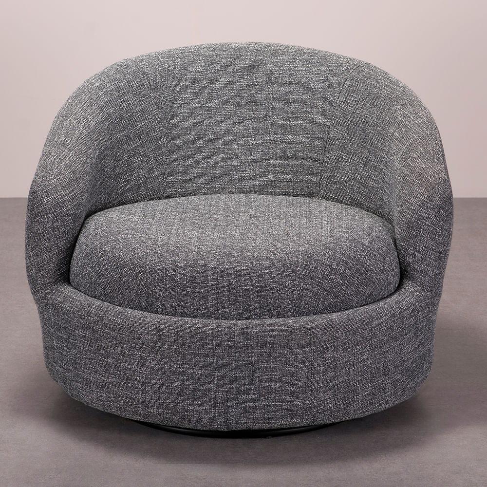 Poltrona Soul - Trama Mescla Cinza -3-